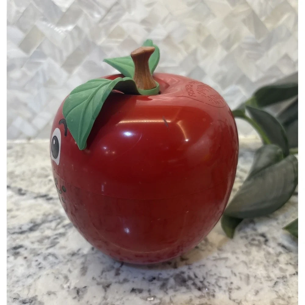 FISHER PRICE Happy Apple 1972 Short Stem Roly Poly Vintage Chime‎ Children's Toy